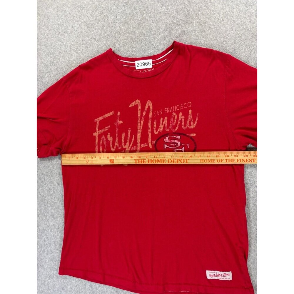 San Francisco 49ers Tailored Fit Sideline NFL Tee Shirt (Men's XL) Red - Picture 7 of 12
